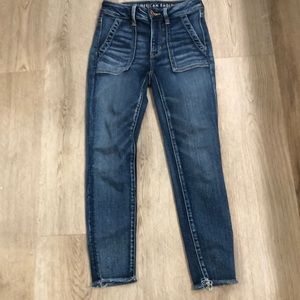 American Eagle High Rise Skinny Jeans